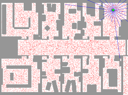 Robot localization animation